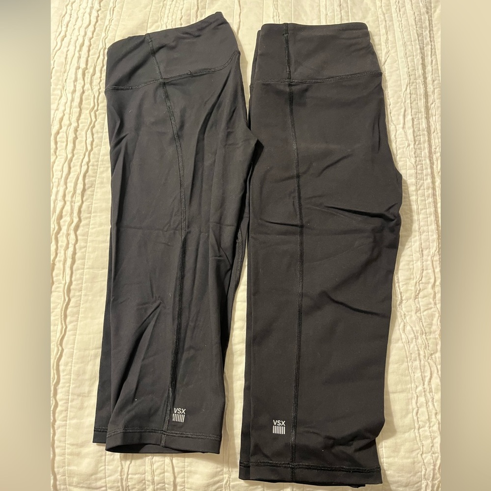 VSX Black Cropped Leggings